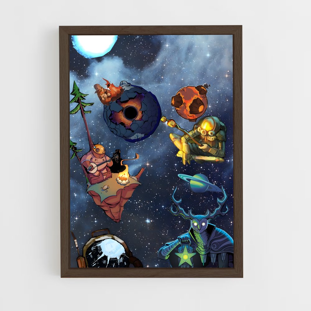 Poster Galactic Voyager – affiche Outer wilds (vue 5)